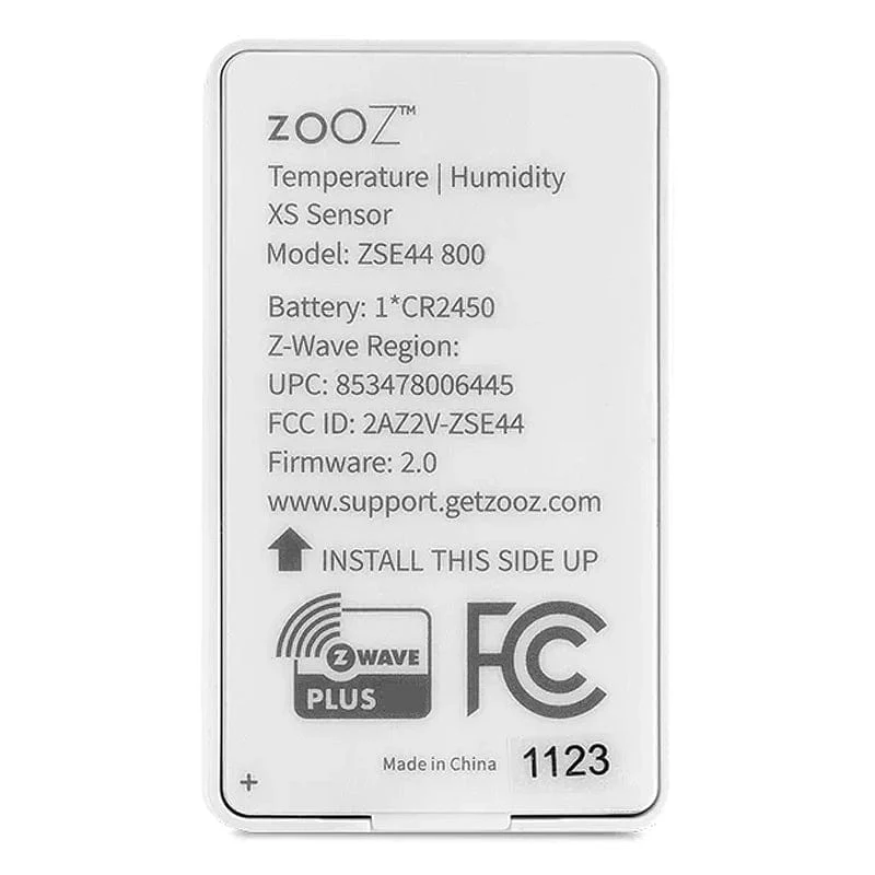 Zooz Z-Wave XS Temperature & Humidity Sensor - 800 Series - Image 4