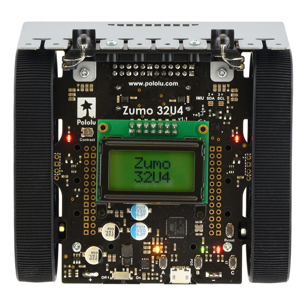Zumo 32U4 Robot (Assembled with 75:1 HP Motors) [Discontinued] - Image 3